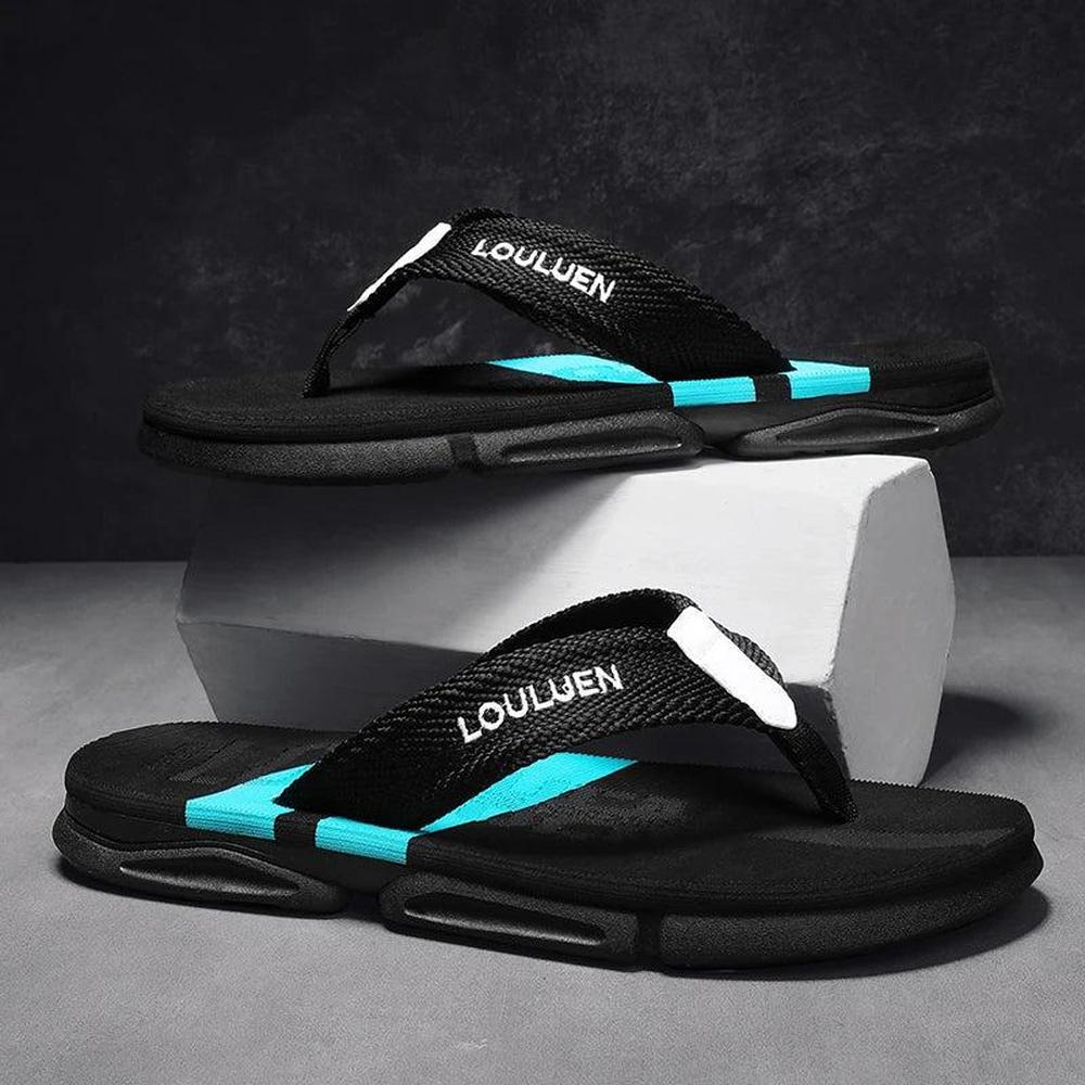 Breathable Men's Flip Flops - Antiskid Casual Summer Beach Slippers