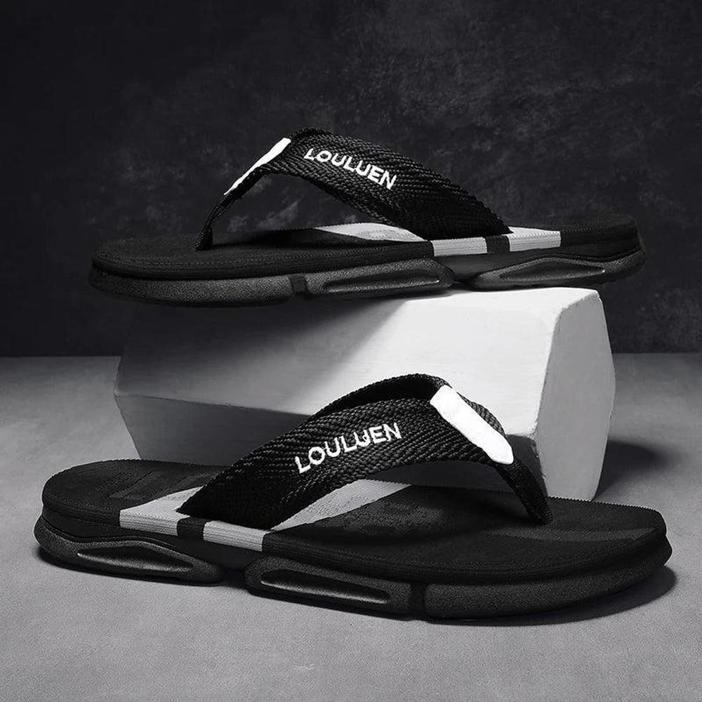 Breathable Men's Flip Flops - Antiskid Casual Summer Beach Slippers