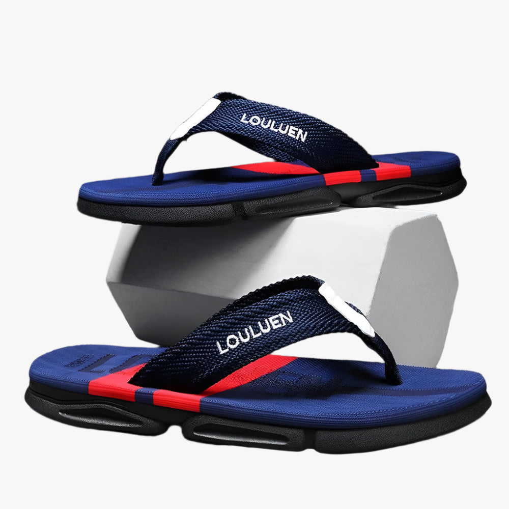 Breathable Men's Flip Flops - Antiskid Casual Summer Beach Slippers