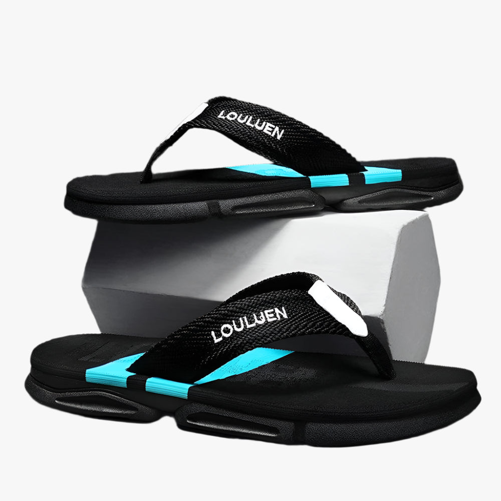Breathable Men's Flip Flops - Antiskid Casual Summer Beach Slippers