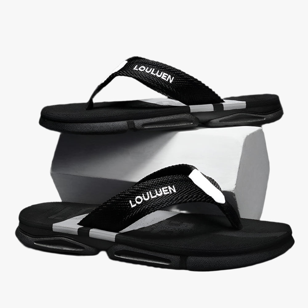 Breathable Men's Flip Flops - Antiskid Casual Summer Beach Slippers
