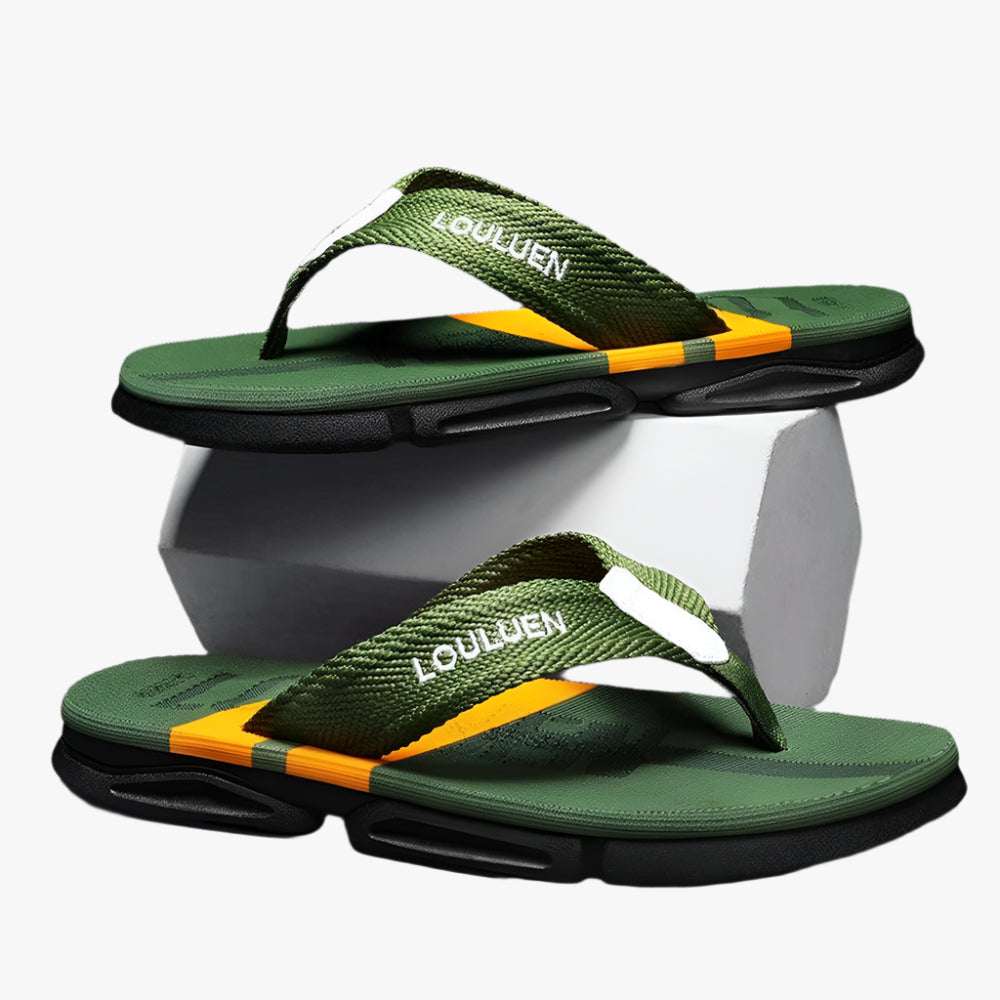 Breathable Men's Flip Flops - Antiskid Casual Summer Beach Slippers
