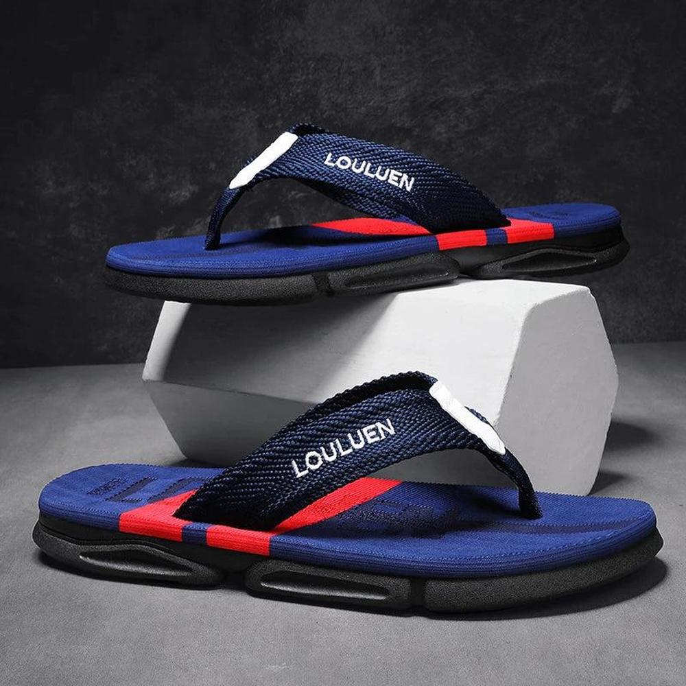 Breathable Men's Flip Flops - Antiskid Casual Summer Beach Slippers