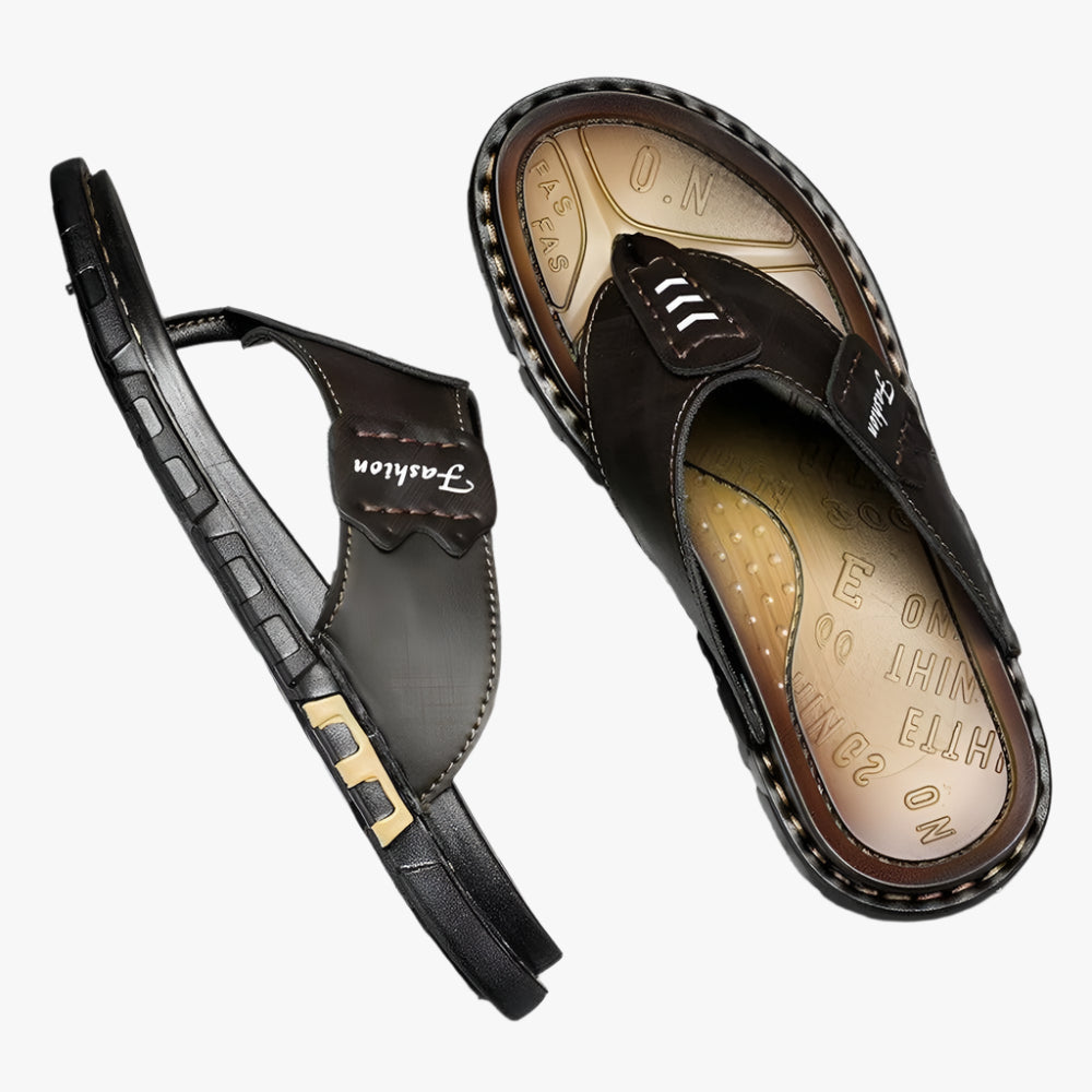 ComfortStep Men's Non-Slip Summer Flip Flops in Plus Sizes for Ultimate Comfort