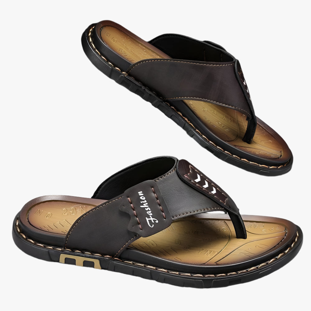 ComfortStep Men's Non-Slip Summer Flip Flops in Plus Sizes for Ultimate Comfort