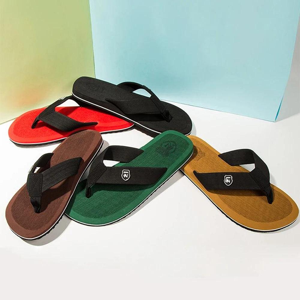 Comfortable EVA Beach Sandals for Men - Non-Slip Flip Flops, Best Beach Shoes