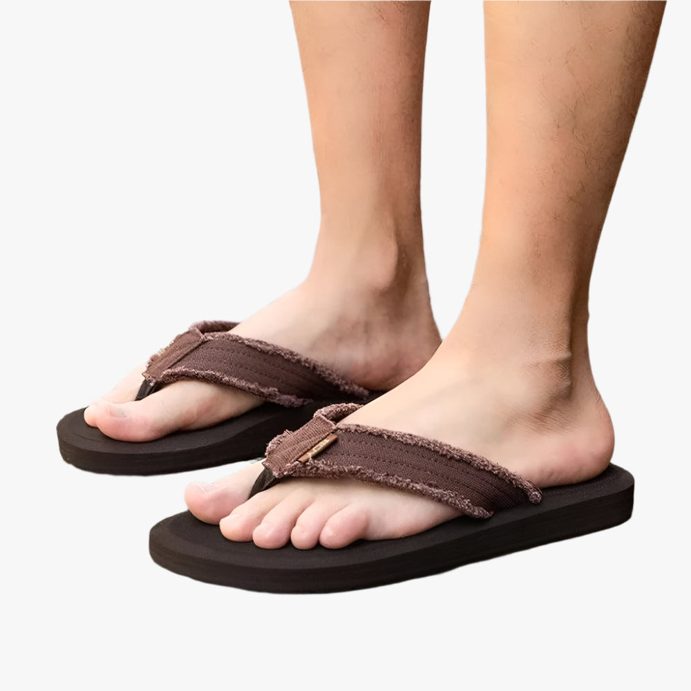 Comfortable EVA Beach Sandals for Men - Non-Slip Flip Flops, Best Beach Shoes