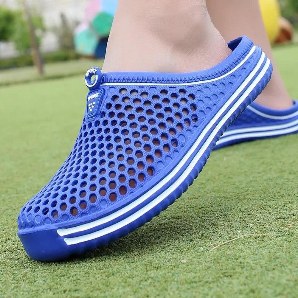 Men's Sandals - Lightweight Slip-On Water-Resistant Pool Slides for Summer