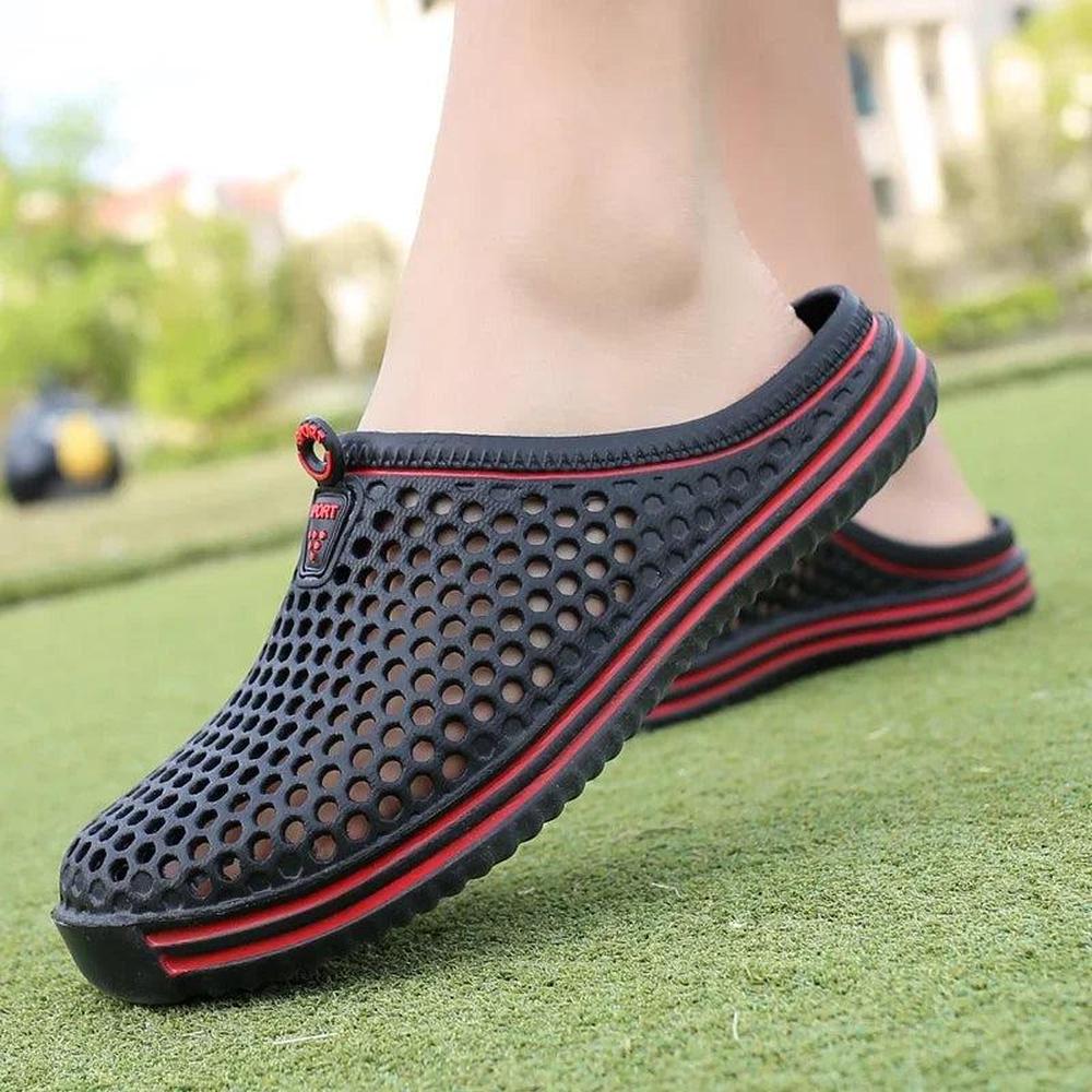 Men's Sandals - Lightweight Slip-On Water-Resistant Pool Slides for Summer