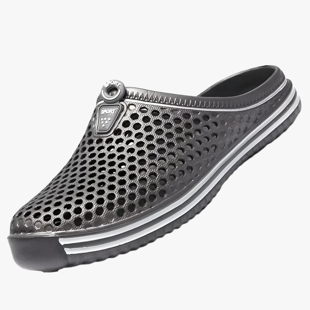 Men's Sandals - Lightweight Slip-On Water-Resistant Pool Slides for Summer