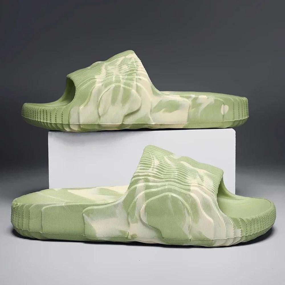 Men's Soft Vinyl Summer Slippers - Comfortable Slip-Resistant Design