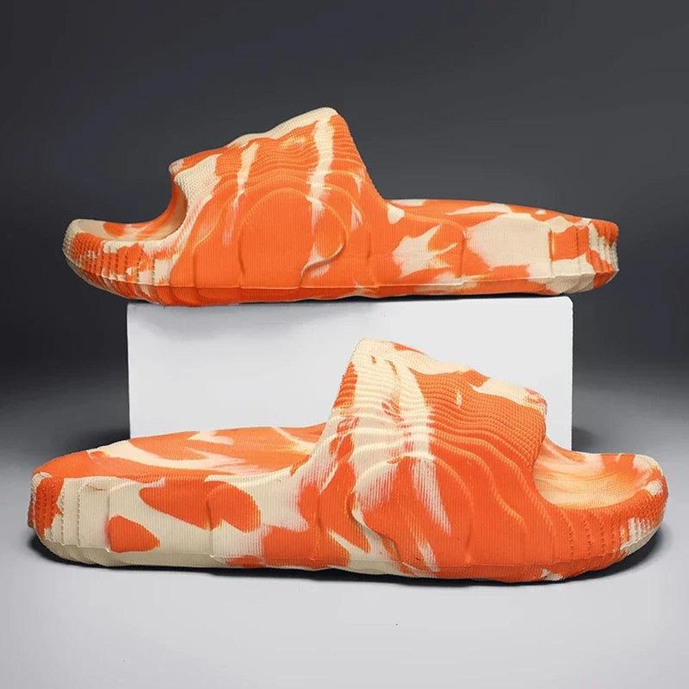 Men's Soft Vinyl Summer Slippers - Comfortable Slip-Resistant Design