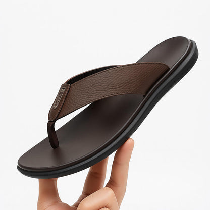 Men's Anti-Slip Beach Flip Flops - Lightweight Casual Sandals for Summer Comfort