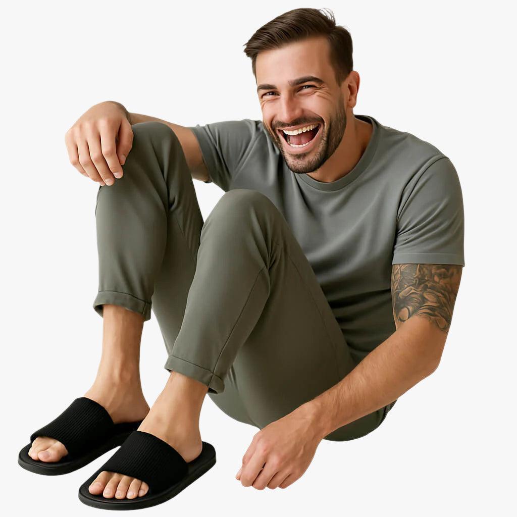 Comfortable EVA Thick Sole Anti-Slip Sandals for Men and Women - Lightweight Casual Footwear