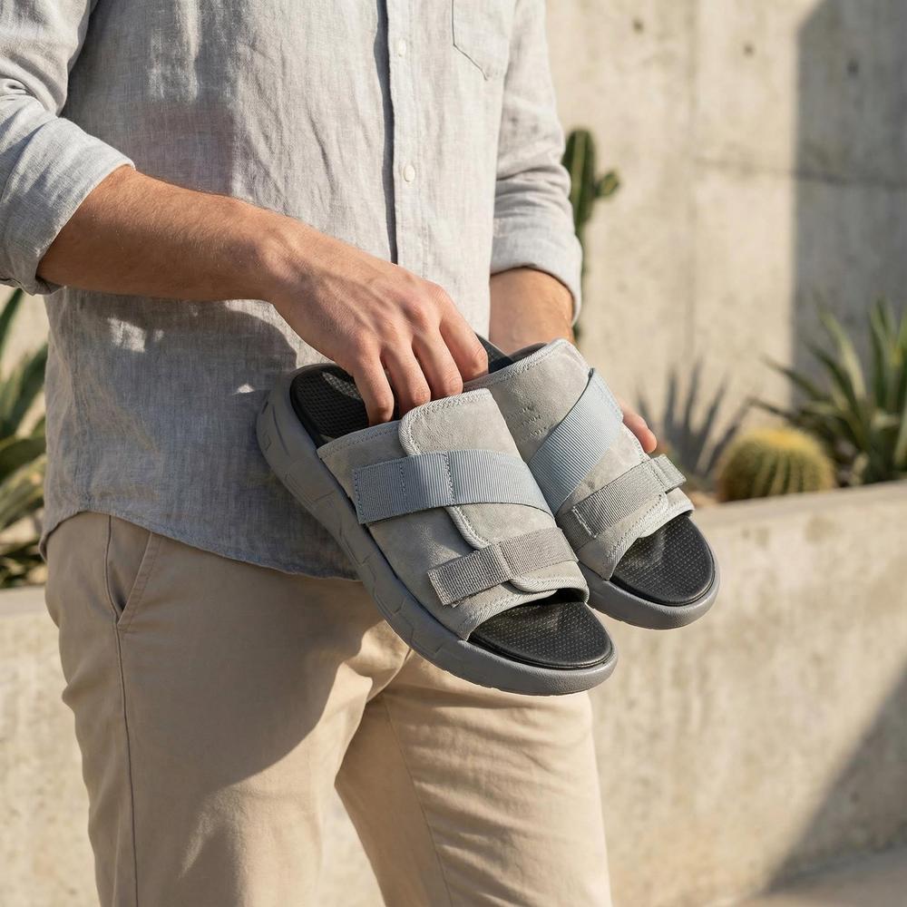 Adjustable Velcro Summer Sandals for Men