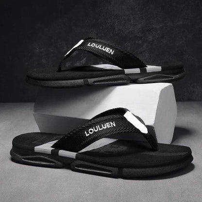 Breathable Men's Flip Flops - Antiskid Casual Summer Beach Slippers