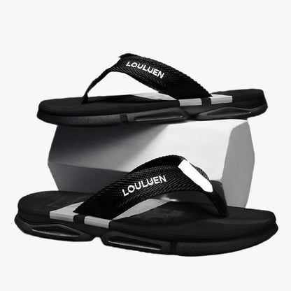 Breathable Men's Flip Flops - Antiskid Casual Summer Beach Slippers