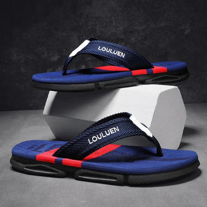Breathable Men's Flip Flops - Antiskid Casual Summer Beach Slippers