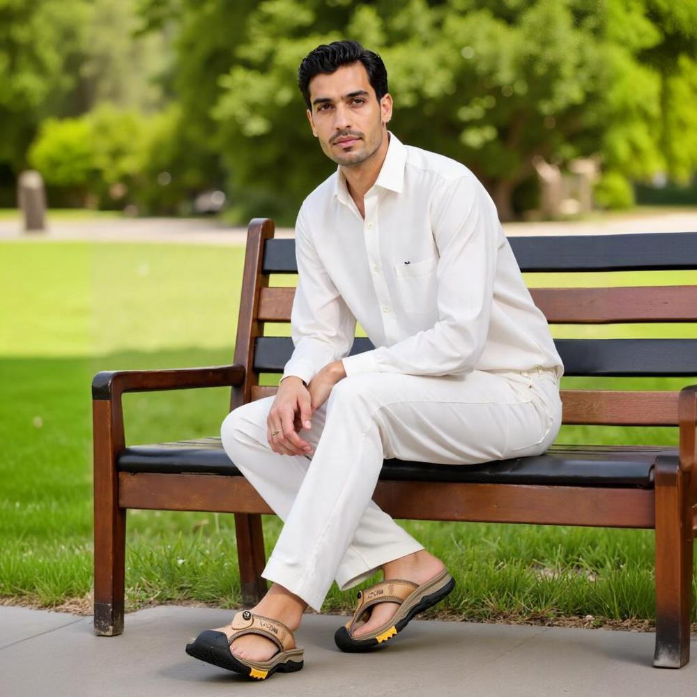 Caden – Men’s Leather Flip Flop Sandals