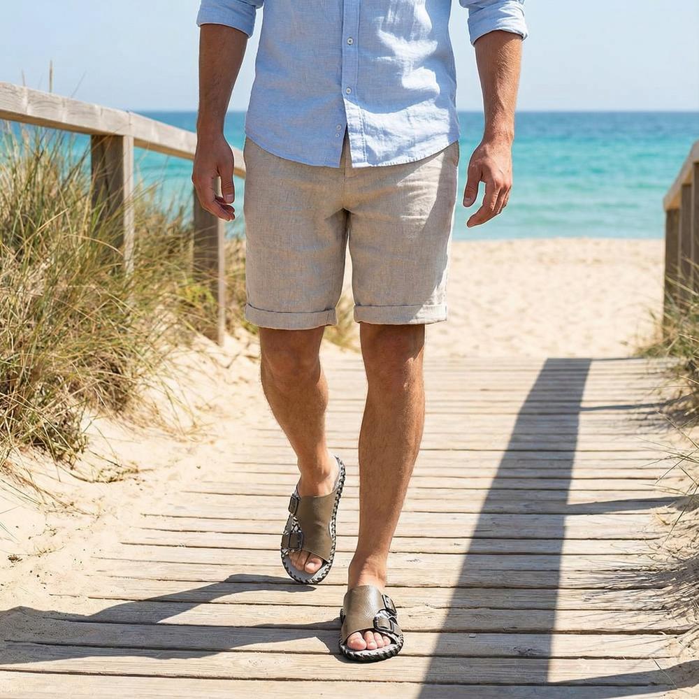 Caldero – Men’s Leather Slides