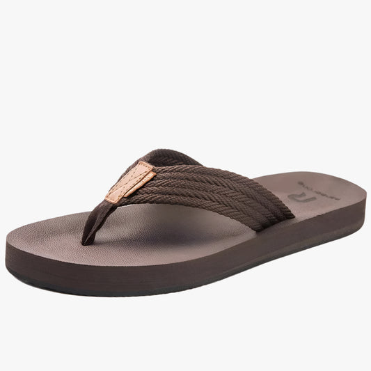 ComfortStep Extra Large Men's Flip Flops with Massage Footbed for Comfort