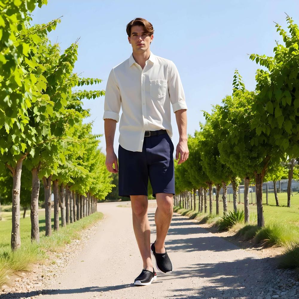 Easy Off Beach Sandals Thick Sole Slip-Resistant Waterproof Comfort Flip Flops