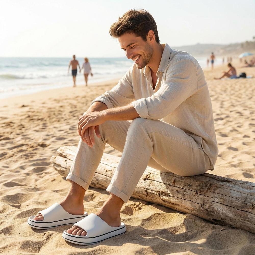 Ergonomic Men's Slippers - Lightweight Indoor and Outdoor Comfort