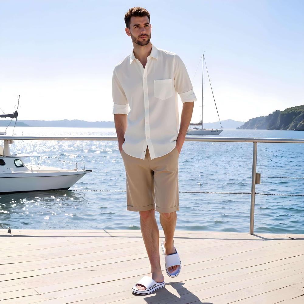 Ergonomic Men's Slippers - Lightweight Indoor and Outdoor Comfort