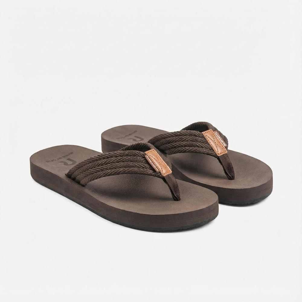 Extra Large Men's Flip Flops with Massage Footbed