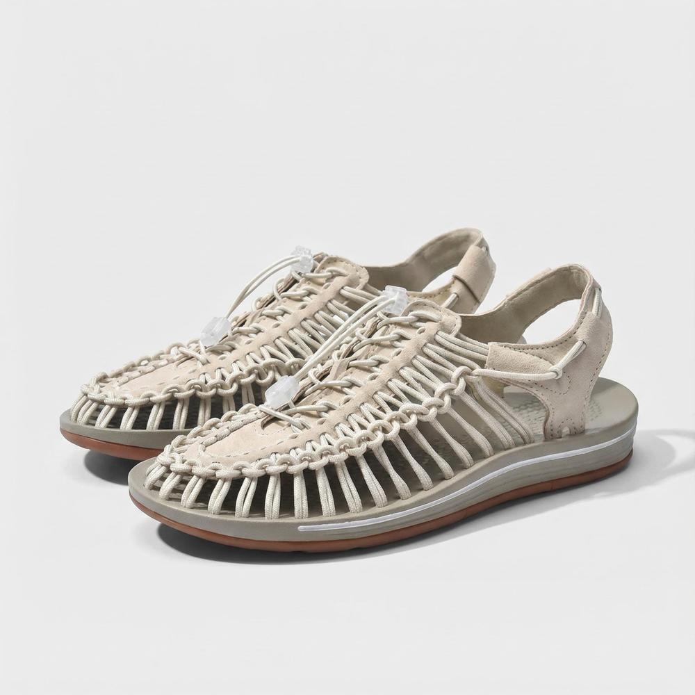 Handmade Weaving Design Men's Sandals - Casual Flat Footwear