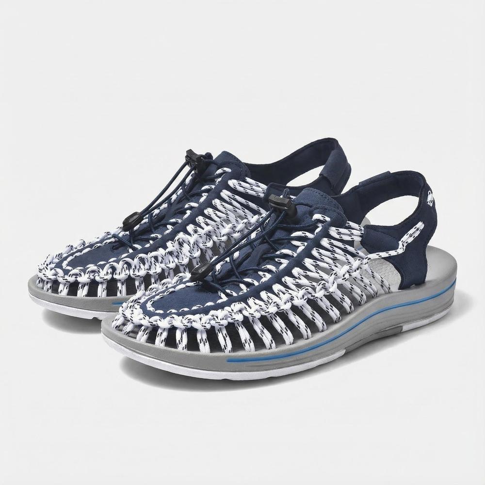 Handmade Weaving Design Men's Sandals - Casual Flat Footwear