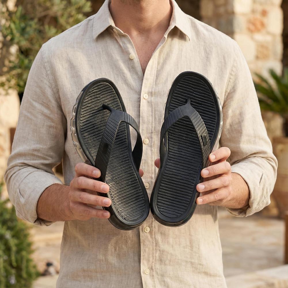 Men's Outdoor Flip Flops - Lightweight Casual Sandals