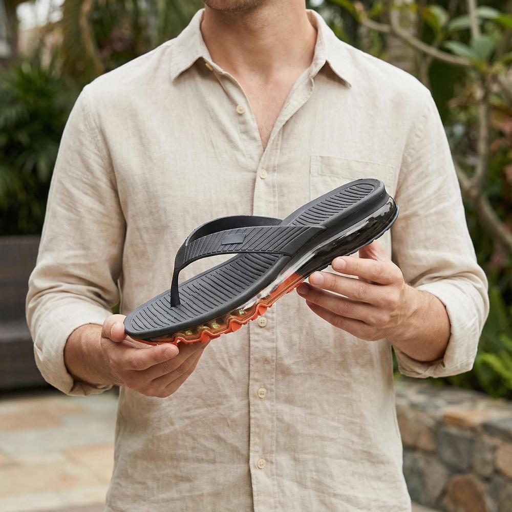 Men's Outdoor Flip Flops - Lightweight Casual Sandals