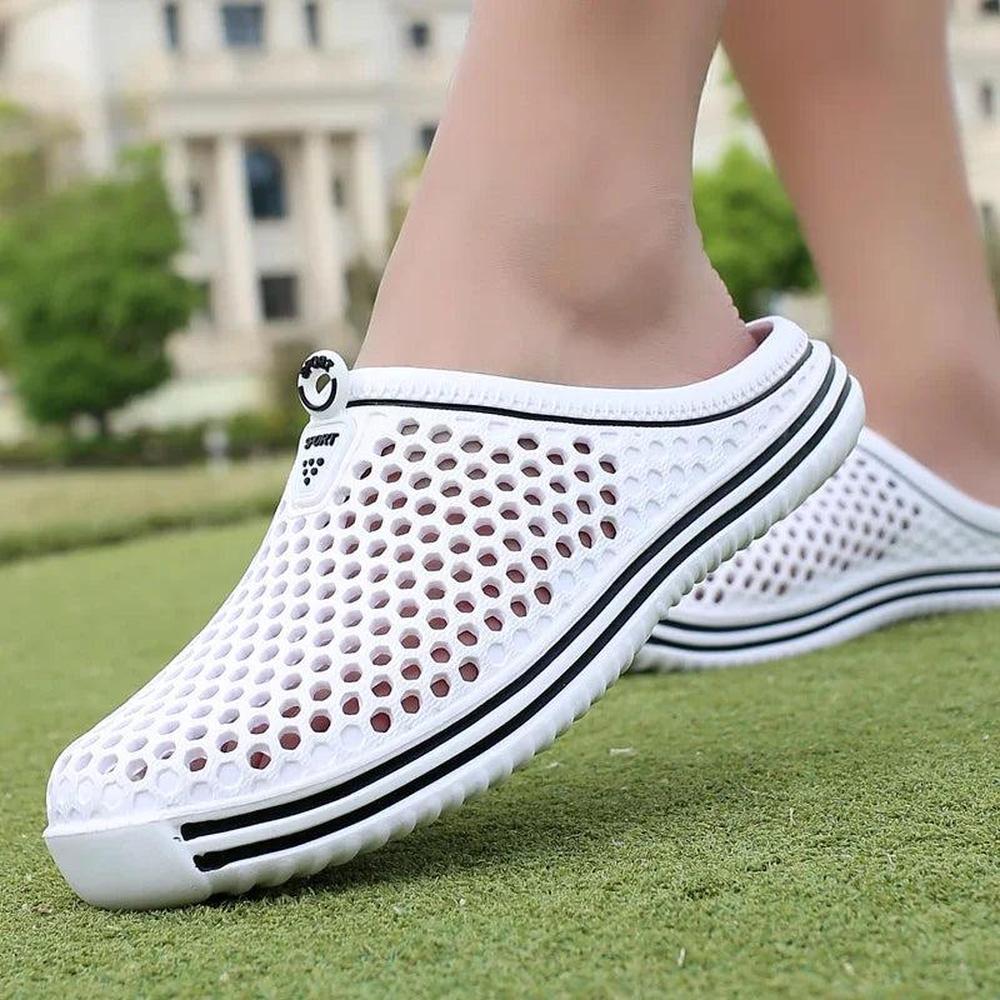 Men's Sandals - Lightweight Slip-On Water-Resistant Pool Slides for Summer