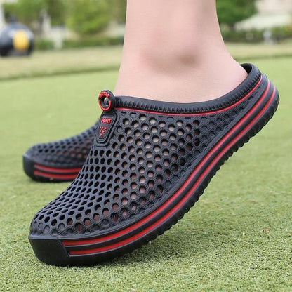 Men's Sandals - Lightweight Slip-On Water-Resistant Pool Slides for Summer
