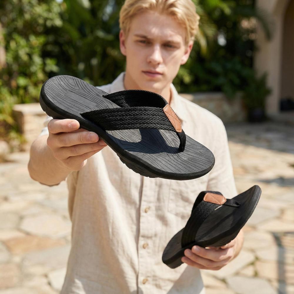 Shoreline Stripe Men’s Flip Flops