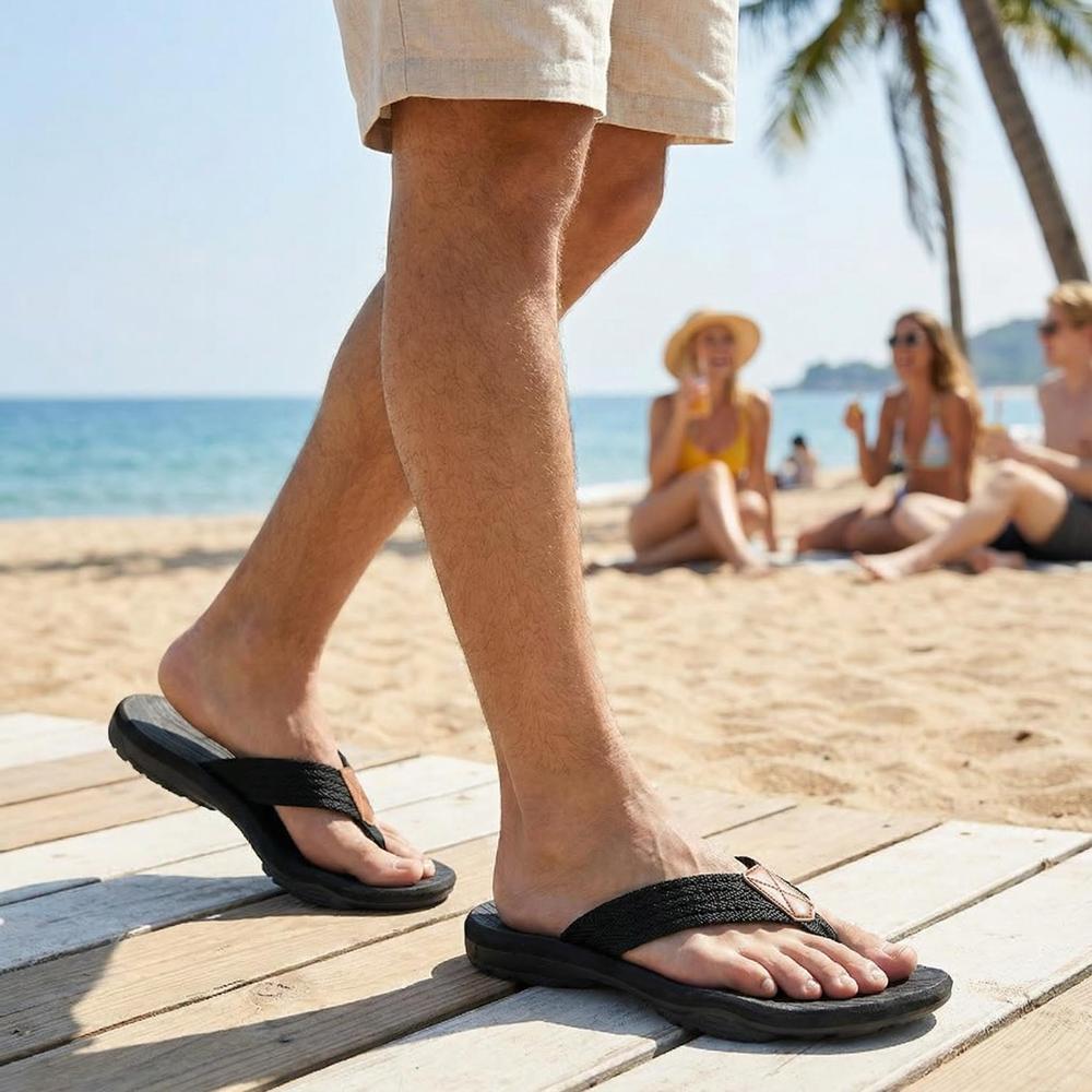 Shoreline Stripe Men’s Flip Flops