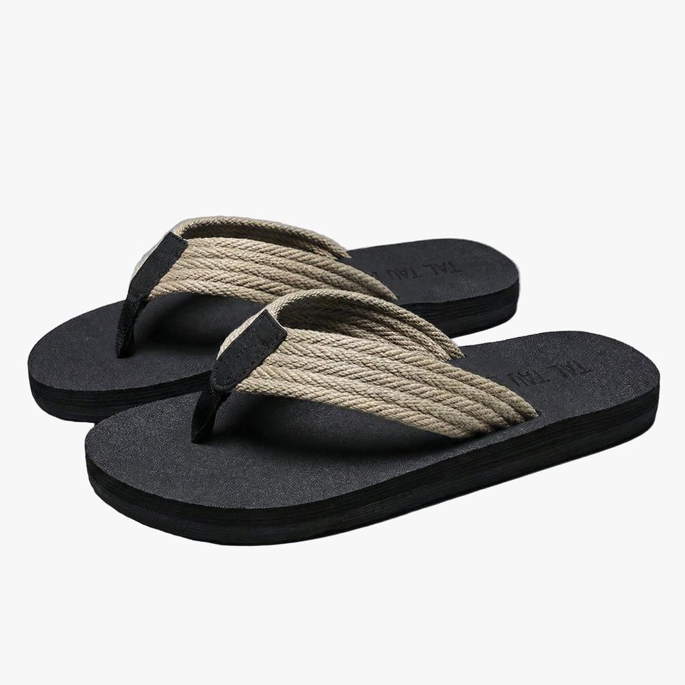 TerraStep Men's Flip Flops - Lightweight Open-Toe Casual Sandals