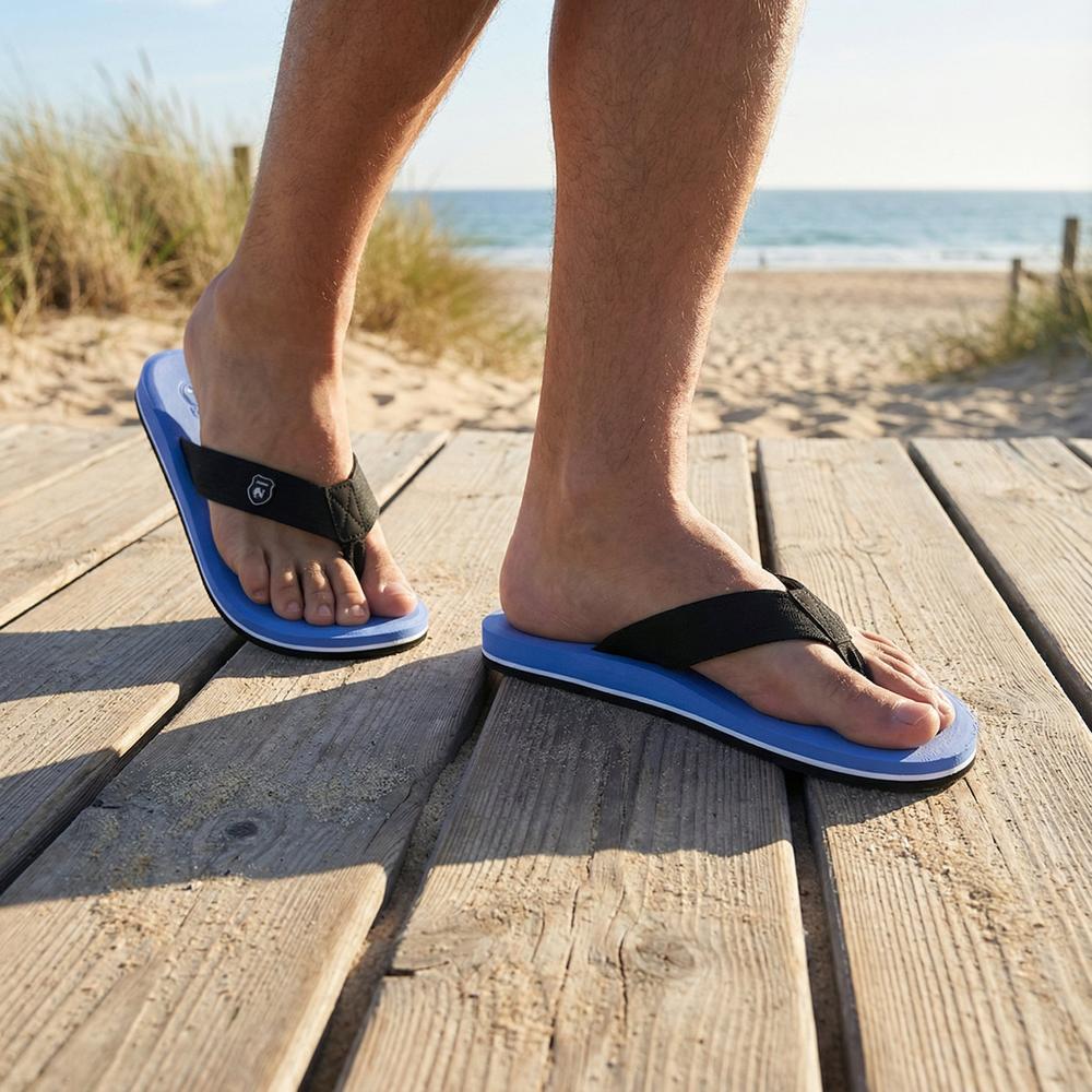 Tidewalk Men's EVA Flip Flops - Lightweight Water-Friendly Sandals
