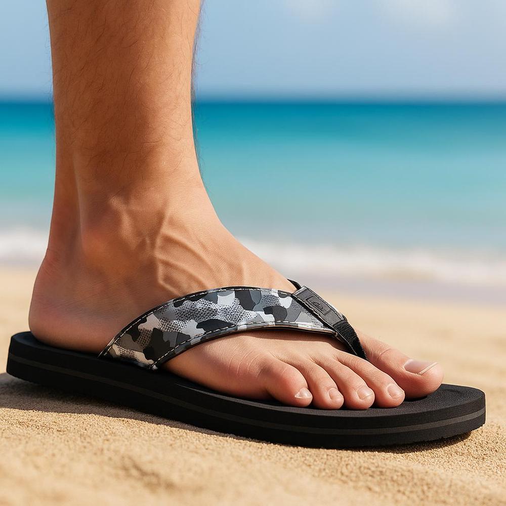 Tidewalk Men's EVA Flip Flops - Lightweight Water-Friendly Sandals