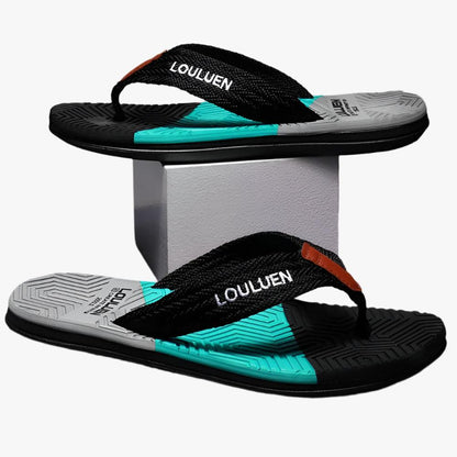 Trendy Men's Breathable Flip Flops - Durable, Comfortable Summer Footwear